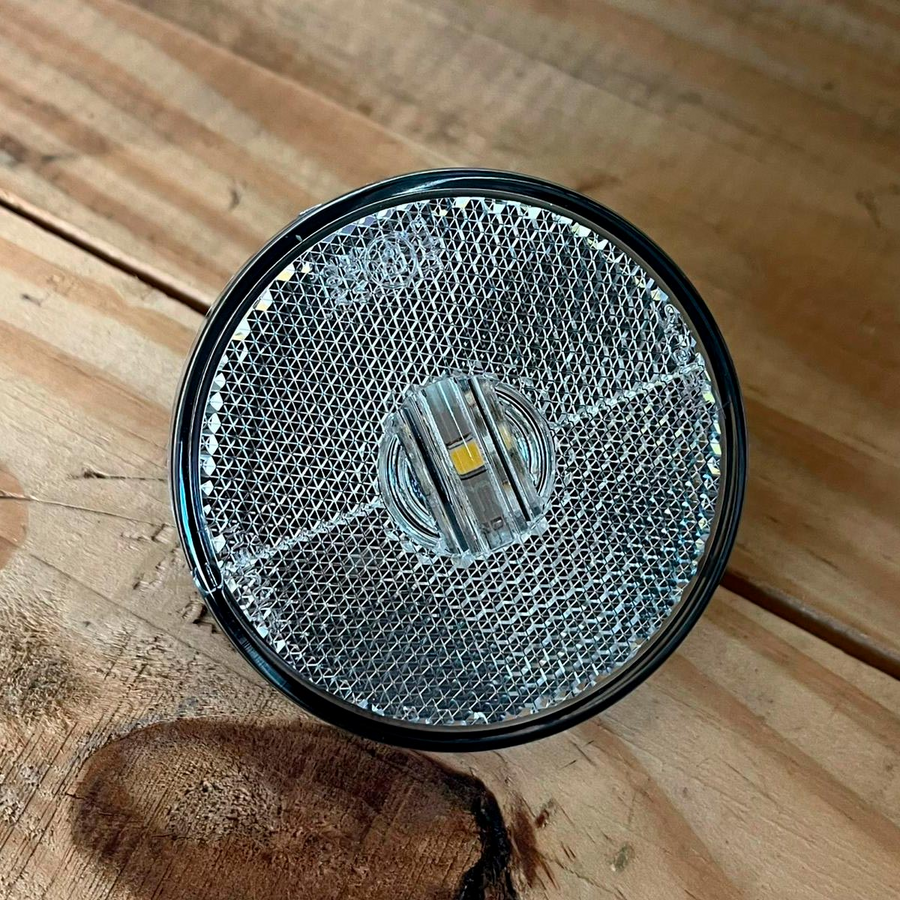LANTERNA LATERAL RANDON 2010 65MM LED COM PLUG CRISTAL SINALSUL