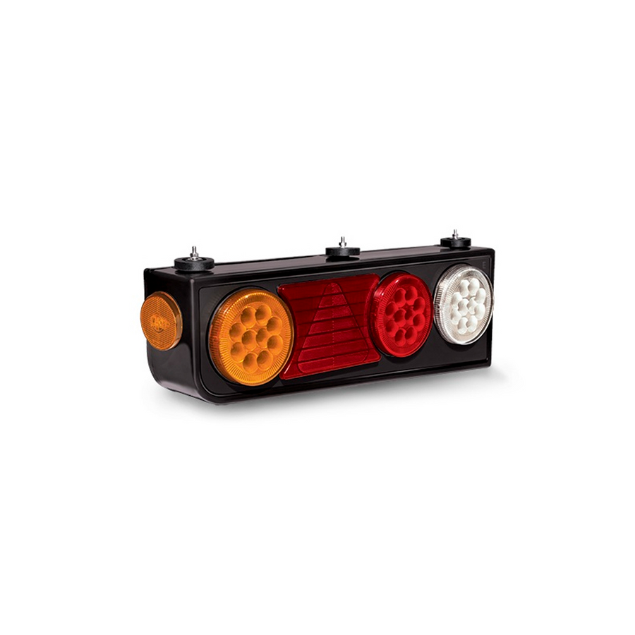LANTERNA TRASEIRA CARRETA RANDON LED COM TRIANGULO