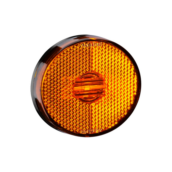 LANTERNA LATERAL RANDON 24V 65MM C/FIO AMARELA SINALSUL