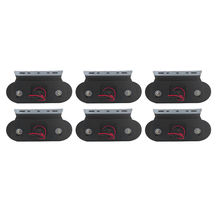 KIT C/6 LANTERNA LATERAL BIVOLT COM SUPORTE MÓVEL