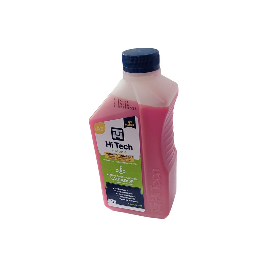 ADITIVO RADIADOR MONOGLICOL COM GLICERINA ANTICONGELANTE 1LT ROSA - HT-5001G