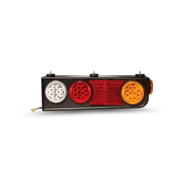LANTERNA TRASEIRA CARRETA RANDON LED COM TRIANGULO