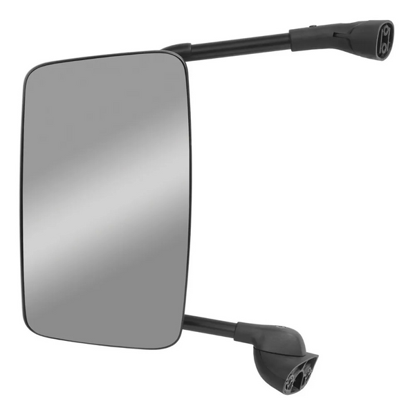 CONJUNTO ESPELHO RETROVISOR SEM ESPELHO AUXILIAR SC S5 P250/P270/P310/P340/P360 até 2018 ECONÔMICO - COM DESEMBAÇADOR - LADO ESQUERDO