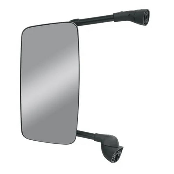 CONJUNTO ESPELHO RETROVISOR SEM ESPELHO AUXILIAR SC S5 P250/P270/P310/P340/P360 até 2018 ECONÔMICO - SEM DESEMBAÇADOR - LADO ESQUERDO