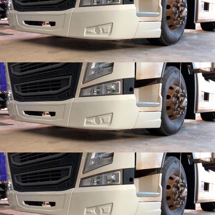 CAPA PARA CHOQUE VOLVO NEW FH FM (FECHADO OS FAROLETES)