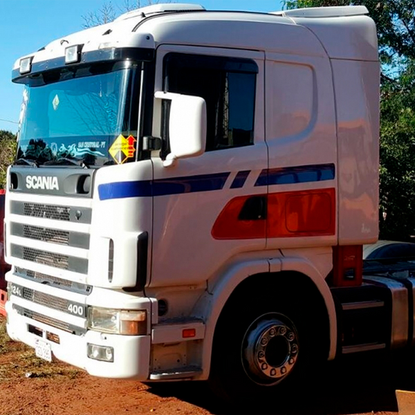 Aerofólio 124 Antigo Sem Recorte Rebaixado Scania