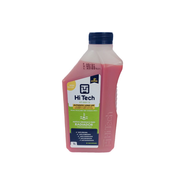 ADITIVO RADIADOR MONOGLICOL COM GLICERINA ANTICONGELANTE 1LT ROSA - HT-5001G