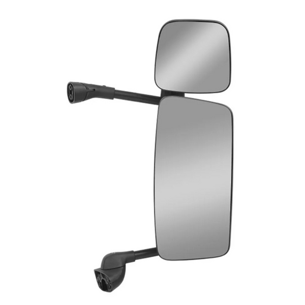 CONJUNTO ESPELHO RETROVISOR COM ESPELHO AUXILIAR SC S5 P250/P270/P310/P340/P360 até 2018 ECONÔMICO - SEM DESEMBAÇADOR  - LADO DIREITO - 1484038