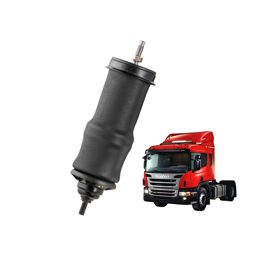 AMORTECEDOR DIANTEIRO CABINE COM BOLSA SCANIA S4 S5 até 2011 - ST009