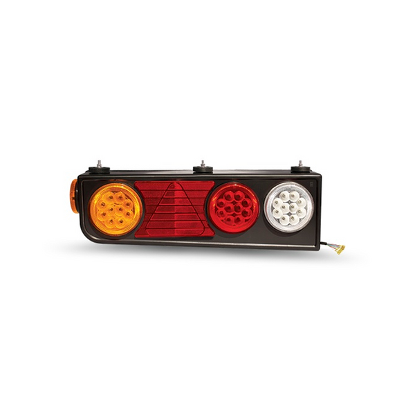 LANTERNA TRASEIRA CARRETA RANDON LED COM TRIANGULO
