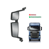 ESPELHO RETROVISOR SCANIA NTG COM DESEMBACADOR CONVEXO ELETRICO - 2645649