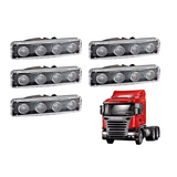 KIT C/5 LANTERNA TAPA SOL LEDS C/SOQUETE SCANIA S4 S5