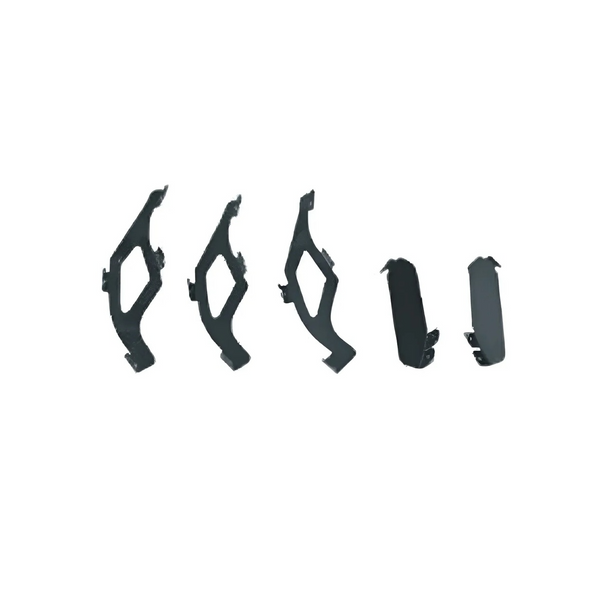 CONJUNTO FIXAÇÃO TAPA SOL ACRÍLICO MB AXOR/ATEGO - TETO BAIXO - (F013FE)