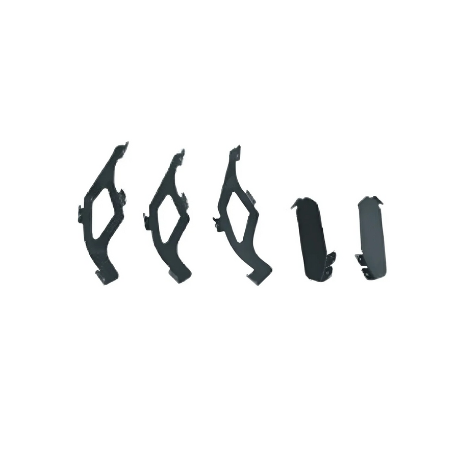 CONJUNTO FIXAÇÃO TAPA SOL ACRÍLICO MB AXOR/ATEGO - TETO BAIXO - (F013FE)