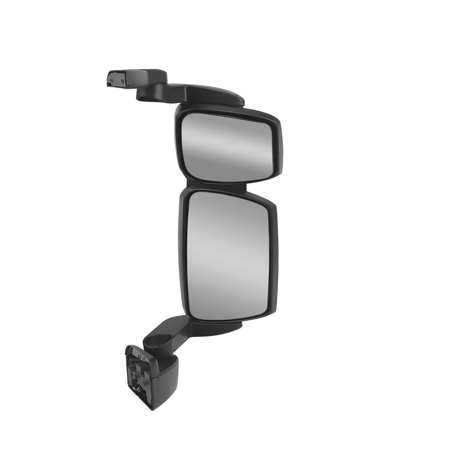 CONJUNTO ESPELHO RETROVISOR IVECO STRALIS / TRAKKER / HI-HOAD CONVEXO COM DESEMBAÇADOR ELÉTRICO