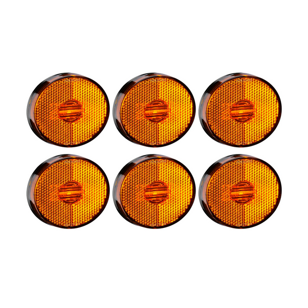 KIT C/6 LANTERNA LATERAL LED RANDON 65MM