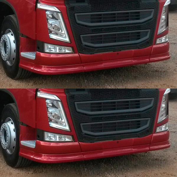 SPOILER PARACHOQUE após 2015 VOLVO NEW FH - (Modelo Esportivo)