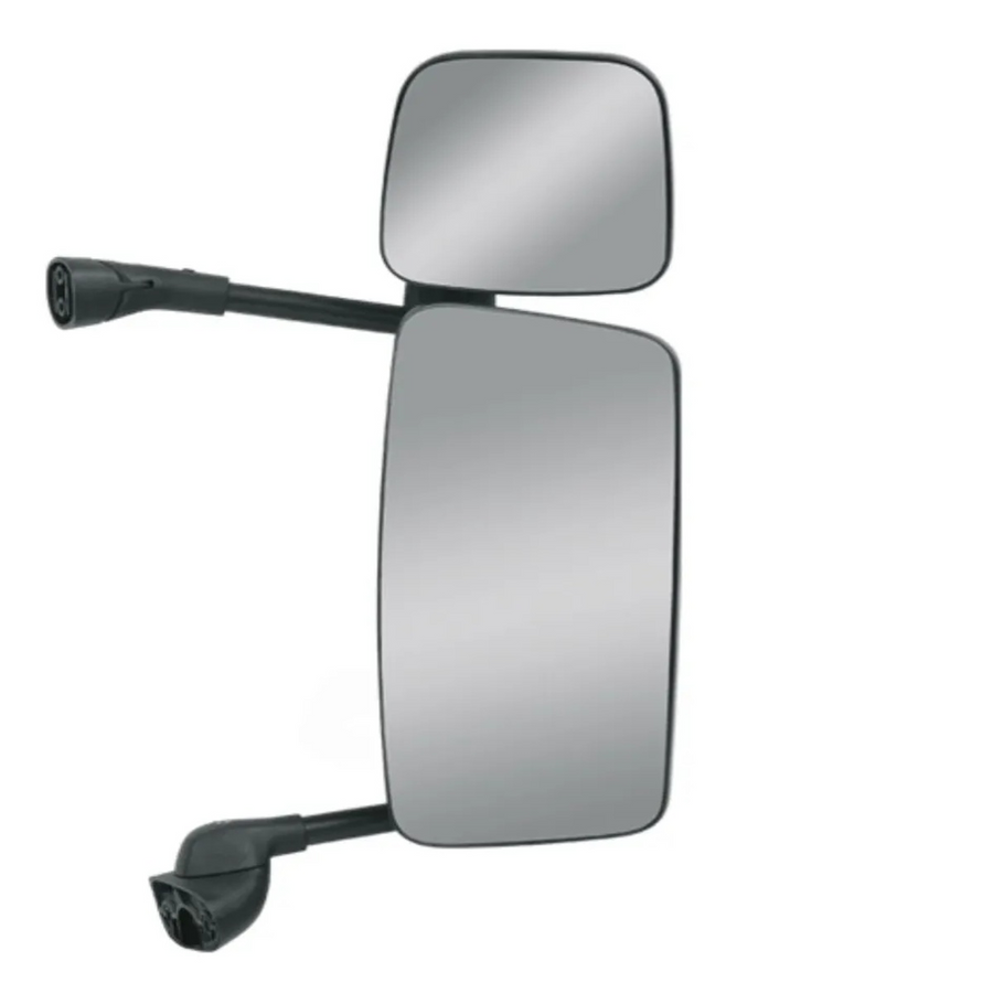 CONJUNTO ESPELHO RETROVISOR COM ESPELHO AUXILIAR SC S5 P250/P270/P310/P340/P360 até 2018 Econômico - COM DESEMBAÇADOR - LADO DIREITO - Nºs Compatíveis 1484042 /1749712 /1484062