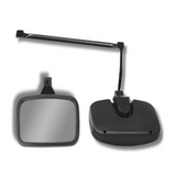 CONJUNTO ESPELHO AUXILIAR FRONTAL CONVEXO COM BRAÇO MB ATEGO / AXOR CABINE ALTA