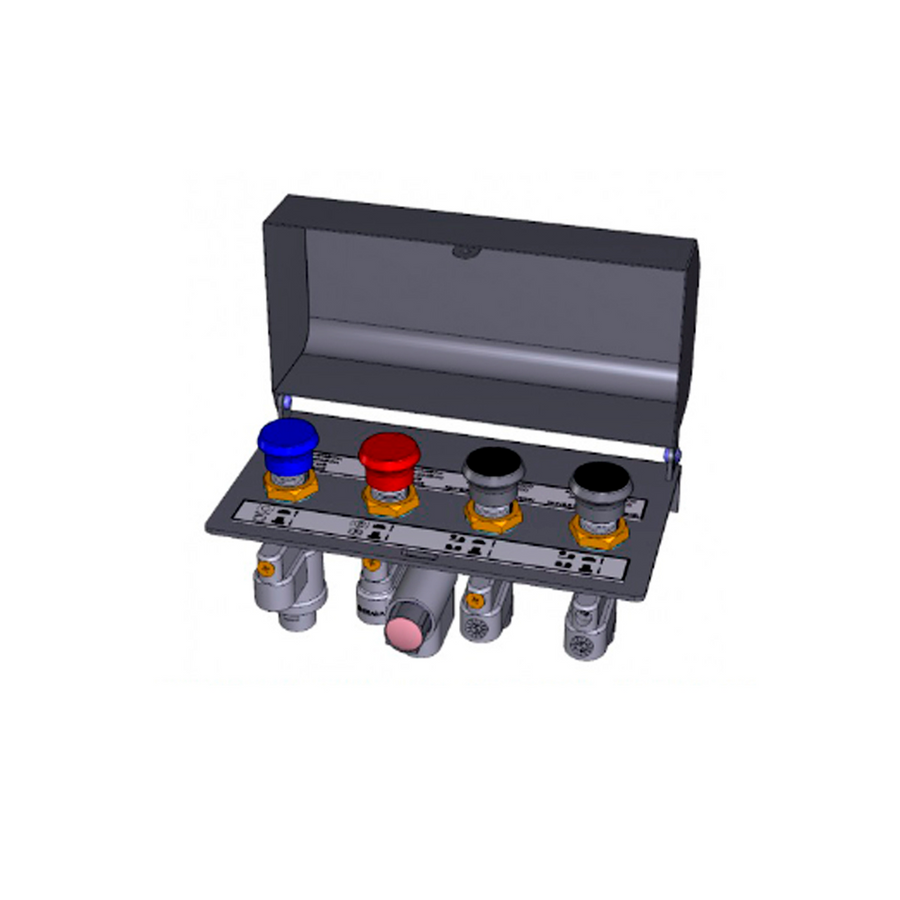 KIT PAINEL COMPLETO DA VÁLVULA SUSPENSÃO 4 VÁLVULA M16