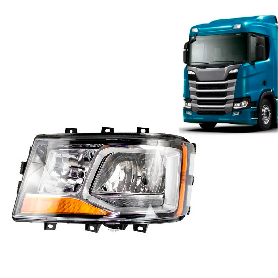 FAROL PRINCIPAL DO SCANIA NTG COM LED - 2379894 2379890