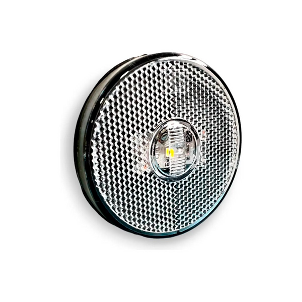 LANTERNA LATERAL RANDON 2010 65MM LED COM PLUG CRISTAL SINALSUL