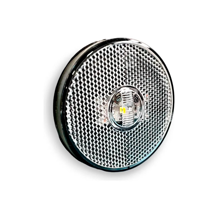 LANTERNA LATERAL RANDON 2010 65MM LED COM PLUG CRISTAL SINALSUL